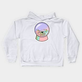 cute witchy frog Kids Hoodie